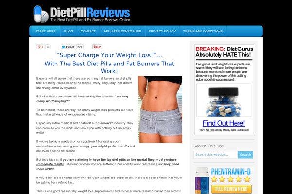 Lifestyle theme site design template sample