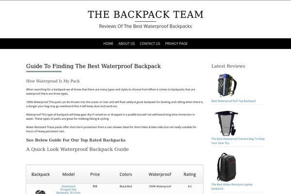 Pure & Simple theme site design template sample