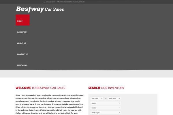 Automotive Child theme site design template sample