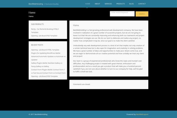 Site using Contact-form-pro plugin