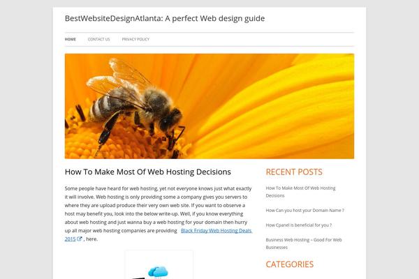 Tiny Framework theme site design template sample