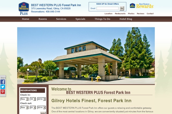 West theme site design template sample