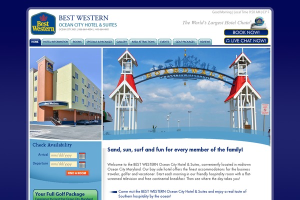 D3corp theme site design template sample