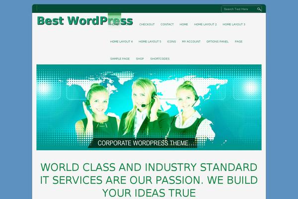 D5 CORPORATE LITE theme site design template sample