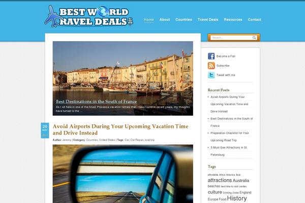 VisitPress theme site design template sample