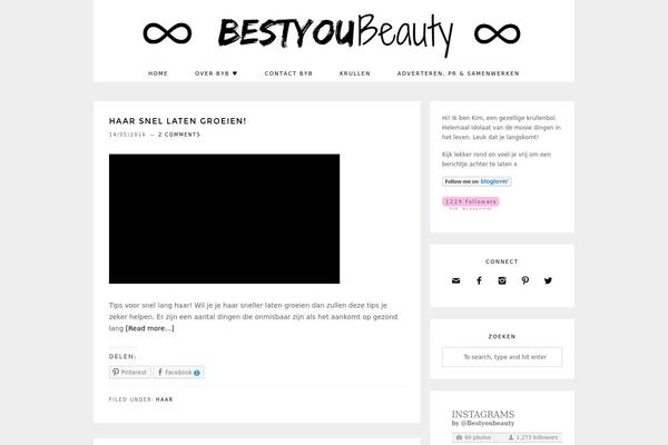Serene theme site design template sample