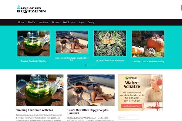 Yegor theme site design template sample
