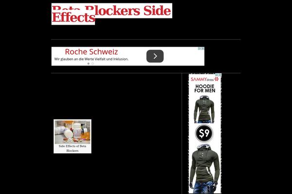 betablockerssideeffects.com site used Clean Home