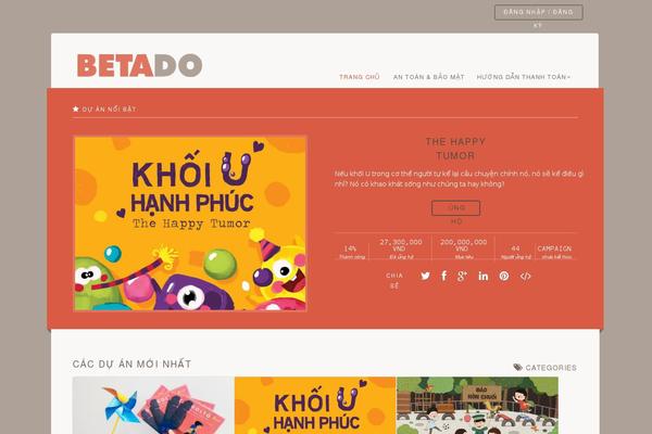 betado.com site used Franklin Child Theme