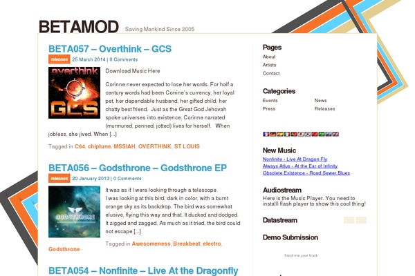 Rockstar theme site design template sample
