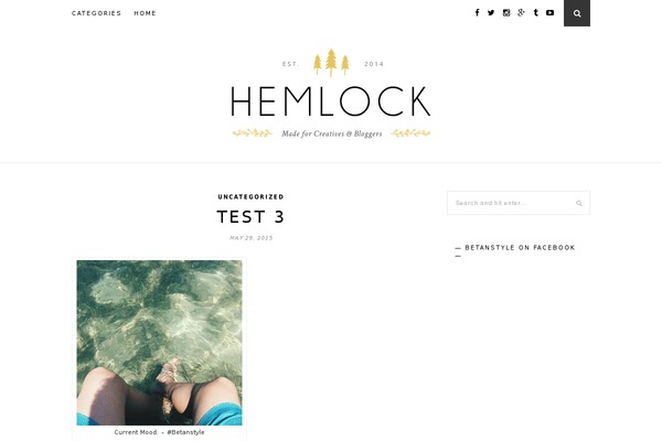 Artmag theme site design template sample