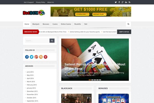 Goodnews 5.5 theme site design template sample