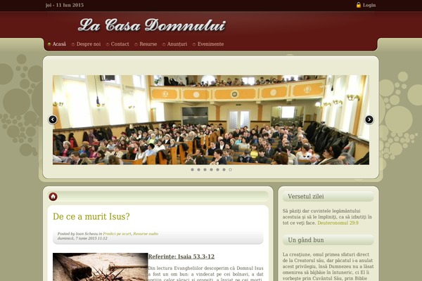 NativeChurch theme site design template sample