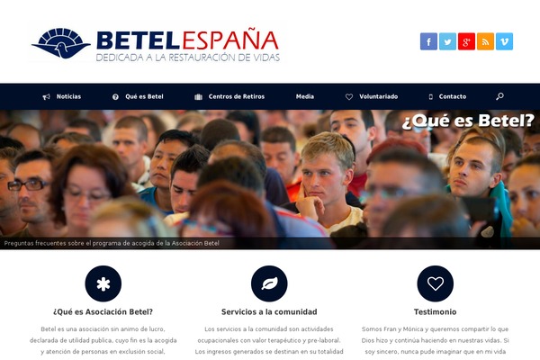 Vantage theme site design template sample