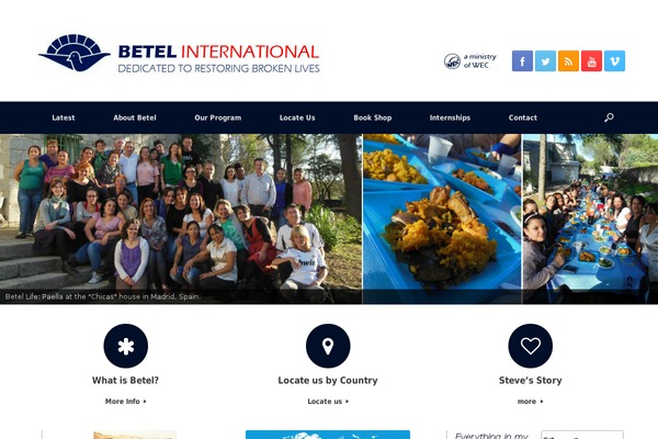 Vantage theme site design template sample