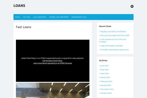 The Box theme site design template sample