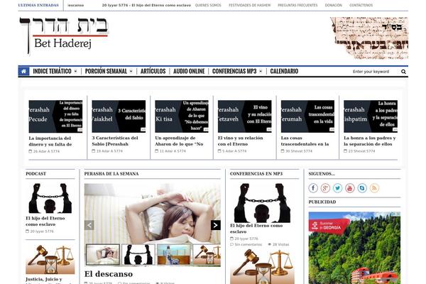 021_BetHaderej theme websites examples