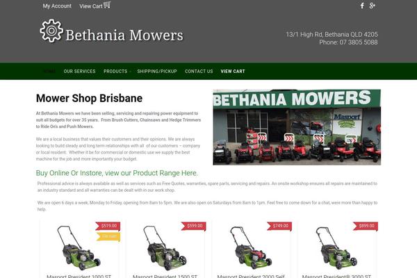 Salbii theme site design template sample