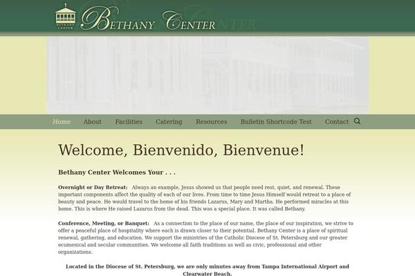 Bethany theme site design template sample
