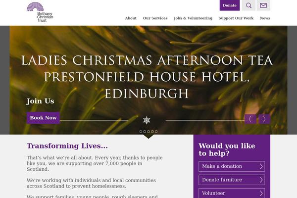 Bethany theme site design template sample