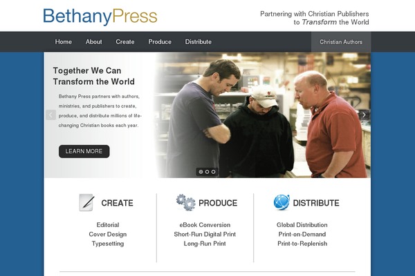 bethanypress.com site used Bpi
