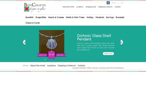 Boutique theme site design template sample