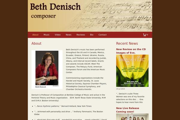 bethdenisch.com site used Shop Front