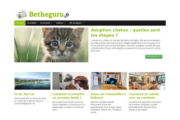 Site using WP Biographia plugin