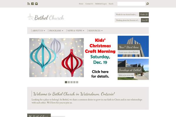 Resurrect theme site design template sample