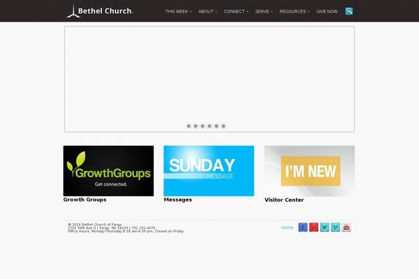 Site using Thechurchco plugin