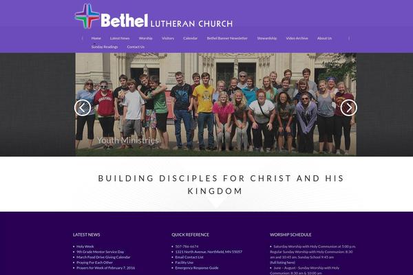 Athena theme site design template sample