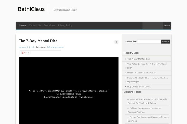 MxS theme site design template sample