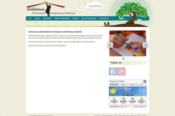 bethlehem-preschool.com site used Child-care-creative-wordpress
