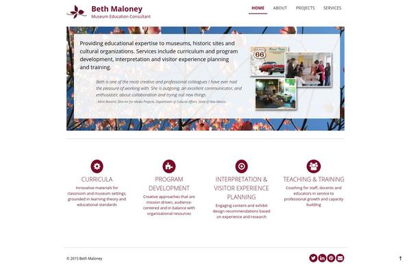 Fruitful theme site design template sample