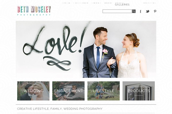 Prophoto4 theme site design template sample