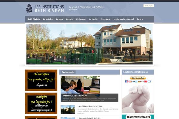 Wisdom theme site design template sample