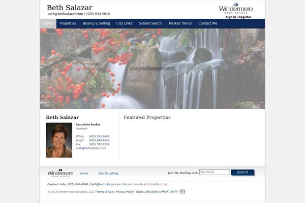 Minimal theme site design template sample