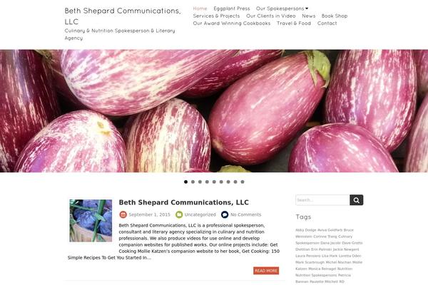 Blanc theme site design template sample
