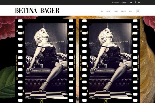 Infinite theme site design template sample