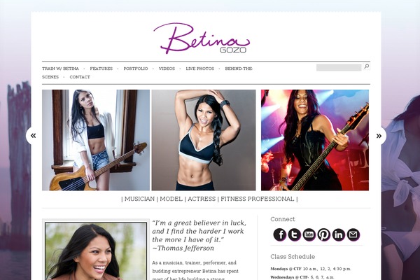 Atlantica theme site design template sample