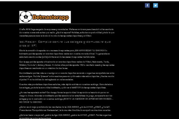 betmasterapp.com site used Grizzly