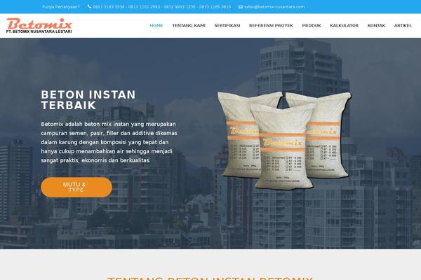 betomix-nusantara.com site used Salespro