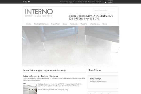 WordPress website example screenshot