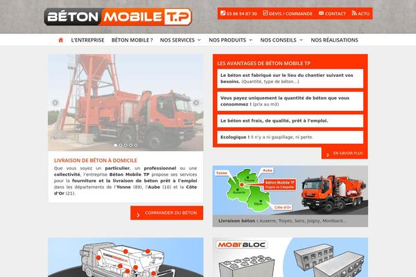GeneratePress theme site design template sample