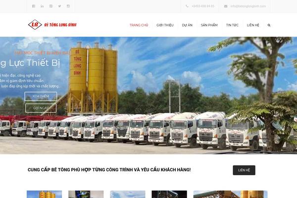 Constructo theme site design template sample