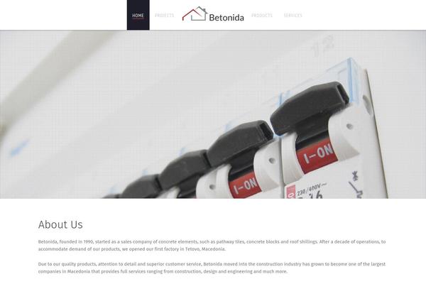 Renovation theme site design template sample