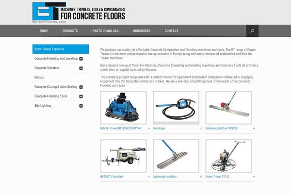 Vantage theme site design template sample