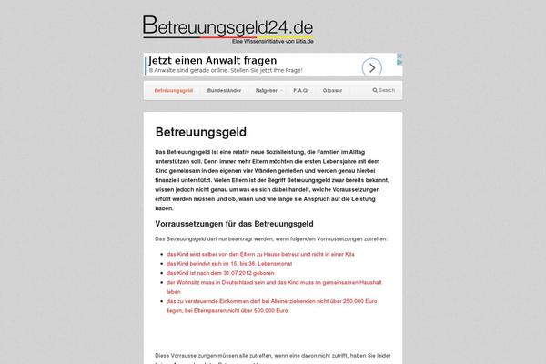 betreuungsgeld24.de site used Little