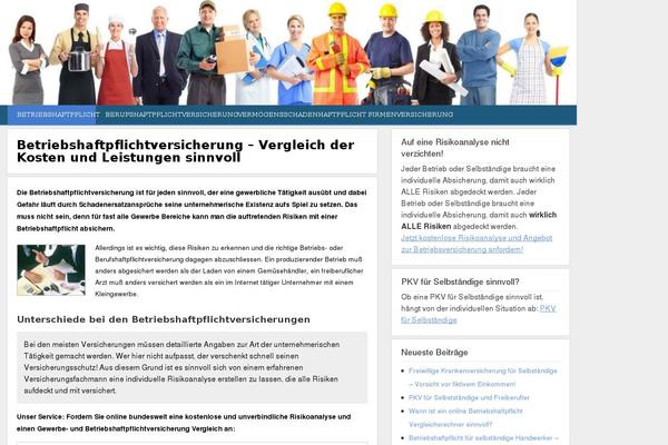betriebshaftpflicht-betriebshaftpflichtversicherung.de site used Shootingstar-premium