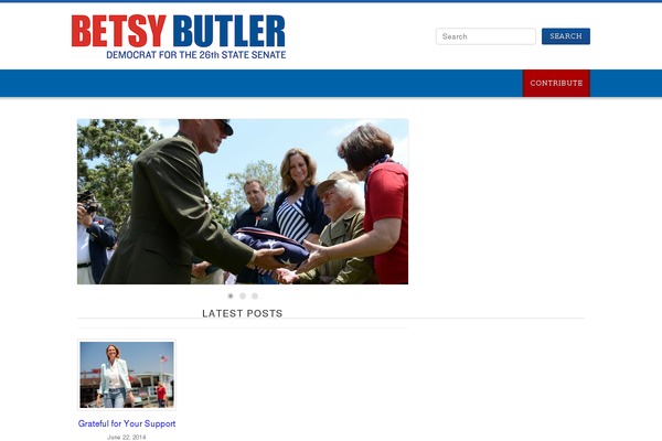 Campaign theme site design template sample